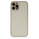 Newface iPhone 12 Pro Kılıf Coco Deri Silikon Kapak - Beyaz