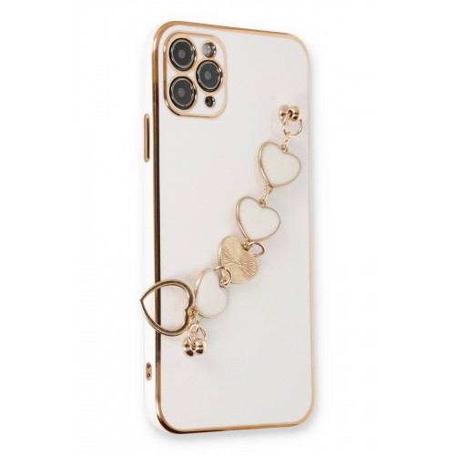 Newface iPhone 11 Pro Kılıf Esila Silikon - Beyaz Newface iPhone 11 Pro Kılıf Esila Silikon - Beyaz