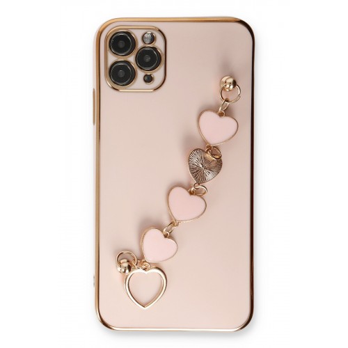 Newface iPhone 11 Pro Kılıf Esila Silikon - Pudra Newface iPhone 11 Pro Kılıf Esila Silikon - Pudra
