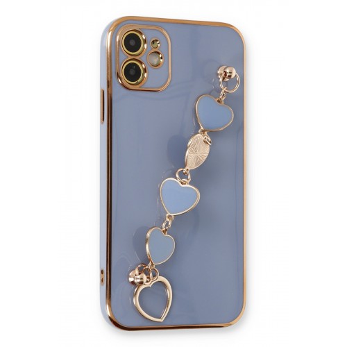 Newface iPhone 12 Kılıf Esila Silikon - Gri
