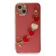 Newface iPhone 13 Kılıf Esila Silikon - Kırmızı Newface iPhone 13 Kılıf Esila Silikon - Kırmızı