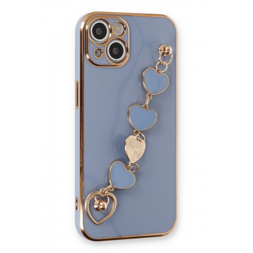Newface iPhone 13 Kılıf Esila Silikon - Gri