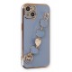 Newface iPhone 13 Kılıf Esila Silikon - Gri