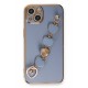 Newface iPhone 13 Kılıf Esila Silikon - Gri