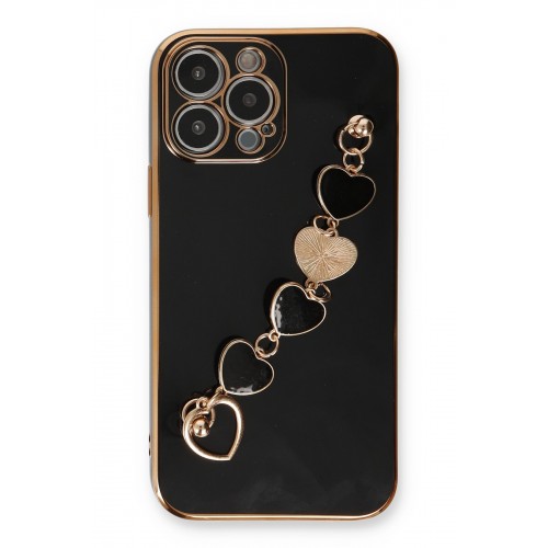Newface iPhone 13 Pro Max Kılıf Esila Silikon - Siyah Newface iPhone 13 Pro Max Kılıf Esila Silikon - Siyah