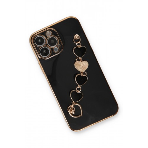 Newface iPhone 13 Pro Max Kılıf Esila Silikon - Siyah Newface iPhone 13 Pro Max Kılıf Esila Silikon - Siyah