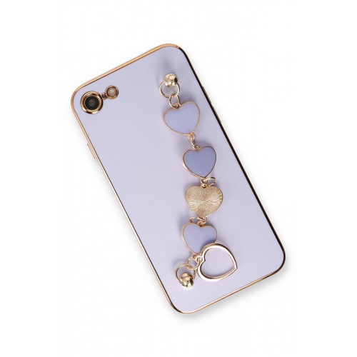 Newface iPhone SE 2020 Kılıf Esila Silikon - Lila Newface iPhone SE 2020 Kılıf Esila Silikon - Lila