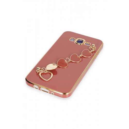 Newface Samsung Galaxy J7 Kılıf Esila Silikon - Kırmızı Newface Samsung Galaxy J7 Kılıf Esila Silikon - Kırmızı
