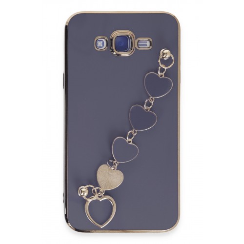 Newface Samsung Galaxy J7 Kılıf Esila Silikon - Gri Newface Samsung Galaxy J7 Kılıf Esila Silikon - Gri