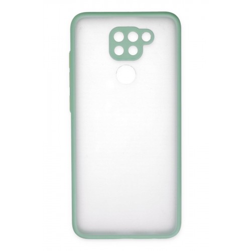 Newface Xiaomi Redmi Note 9 Kılıf Montreal Silikon Kapak - Turkuaz
