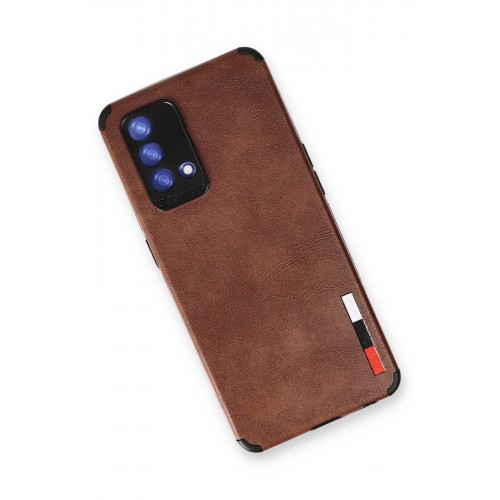 Newface Oppo A74 4G Kılıf Loop Deri Silikon - Kahverengi Newface Oppo A74 4G Kılıf Loop Deri Silikon - Kahverengi