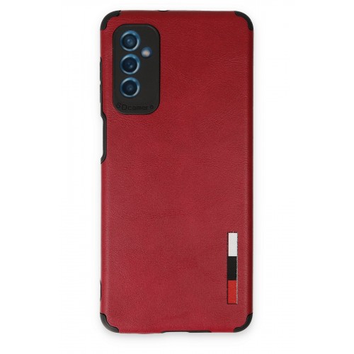 Newface Samsung Galaxy M52 5G Kılıf Loop Deri Silikon - Kırmızı Newface Samsung Galaxy M52 5G Kılıf Loop Deri Silikon - Kırmızı