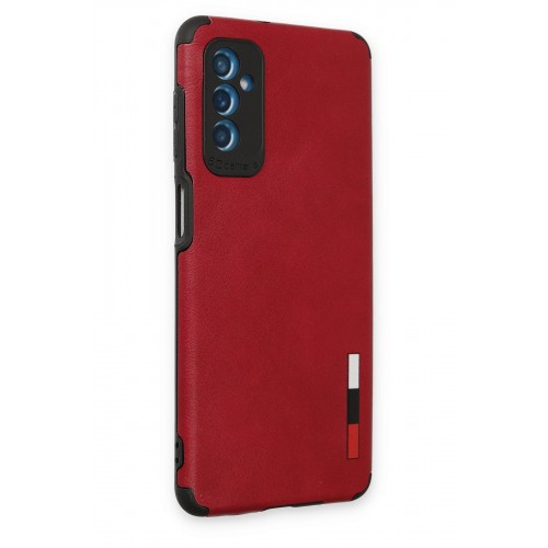 Newface Samsung Galaxy M52 5G Kılıf Loop Deri Silikon - Kırmızı Newface Samsung Galaxy M52 5G Kılıf Loop Deri Silikon - Kırmızı
