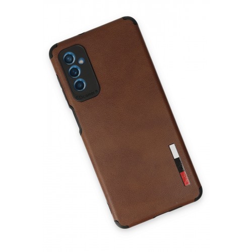 Newface Samsung Galaxy M52 5G Kılıf Loop Deri Silikon - Kahverengi Newface Samsung Galaxy M52 5G Kılıf Loop Deri Silikon - Kahverengi