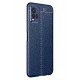 Newface Vivo Y21S Kılıf Focus Derili Silikon - Lacivert Newface Vivo Y21S Kılıf Focus Derili Silikon - Lacivert