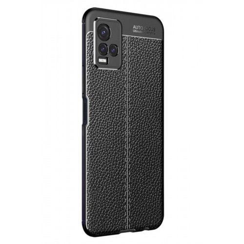 Newface Vivo Y21 Kılıf Focus Derili Silikon - Siyah Newface Vivo Y21 Kılıf Focus Derili Silikon - Siyah