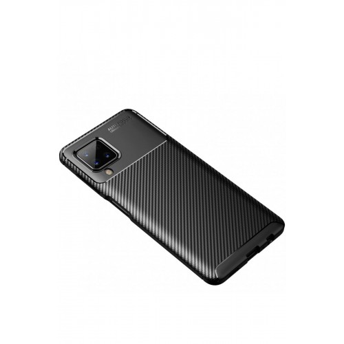 Newface Samsung Galaxy A22 Kılıf Focus Karbon Silikon - Siyah Newface Samsung Galaxy A22 Kılıf Focus Karbon Silikon - Siyah