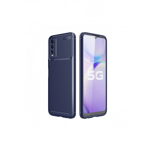 Newface Vivo Y20 Kılıf Focus Karbon Silikon - Lacivert Newface Vivo Y20 Kılıf Focus Karbon Silikon - Lacivert