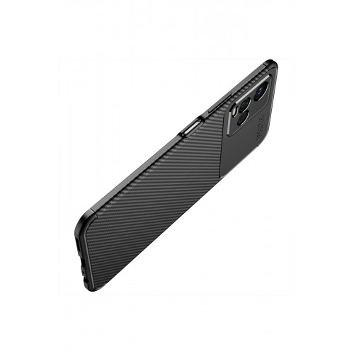 Newface Vivo Y21 Kılıf Focus Karbon Silikon - Siyah Newface Vivo Y21 Kılıf Focus Karbon Silikon - Siyah