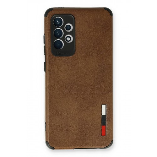 Newface Samsung Galaxy A33 5G Kılıf Loop Deri Silikon - Kahverengi Newface Samsung Galaxy A33 5G Kılıf Loop Deri Silikon - Kahverengi