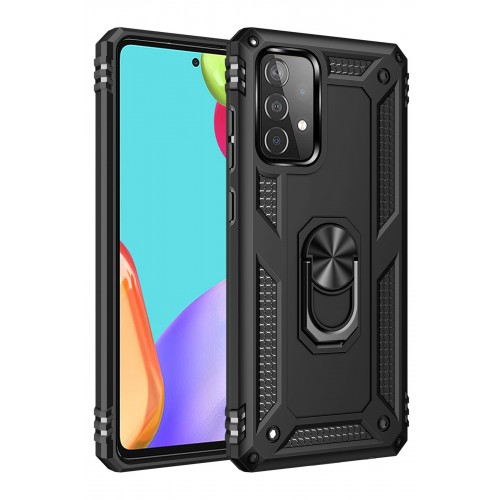Newface Samsung Galaxy A13 4G Kılıf Sofya Yüzüklü Silikon Kapak - Siyah Newface Samsung Galaxy A13 4G Kılıf Sofya Yüzüklü Silikon Kapak - Siyah