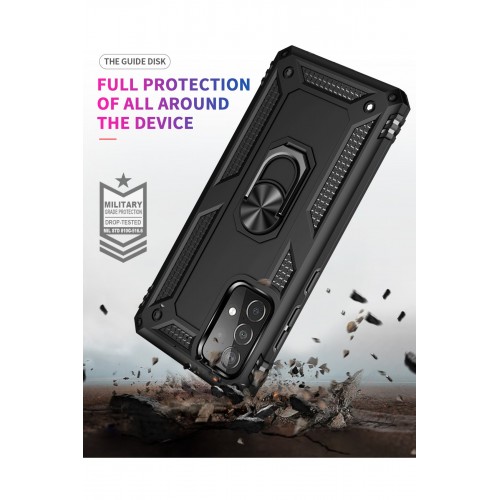 Newface Samsung Galaxy A13 4G Kılıf Sofya Yüzüklü Silikon Kapak - Siyah Newface Samsung Galaxy A13 4G Kılıf Sofya Yüzüklü Silikon Kapak - Siyah