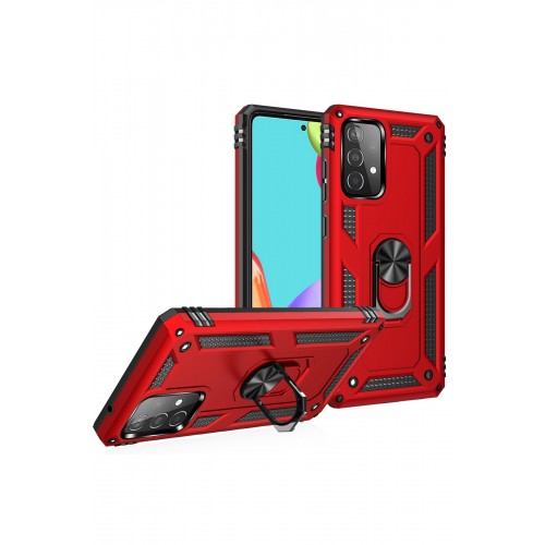 Newface Samsung Galaxy A33 5G Kılıf Sofya Yüzüklü Silikon Kapak - Kırmızı Newface Samsung Galaxy A33 5G Kılıf Sofya Yüzüklü Silikon Kapak - Kırmızı