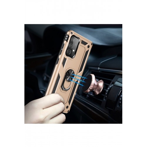 Newface Samsung Galaxy A33 5G Kılıf Sofya Yüzüklü Silikon Kapak - Gold Newface Samsung Galaxy A33 5G Kılıf Sofya Yüzüklü Silikon Kapak - Gold