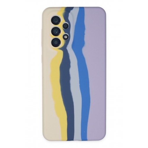 Newface Samsung Galaxy A33 5G Kılıf Ebruli Lansman Silikon - Sarı-Lila Newface Samsung Galaxy A33 5G Kılıf Ebruli Lansman Silikon - Sarı-Lila