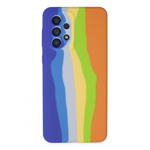 Newface Samsung Galaxy A33 5G Kılıf Ebruli Lansman Silikon - Mavi-Turuncu Newface Samsung Galaxy A33 5G Kılıf Ebruli Lansman Silikon - Mavi-Turuncu