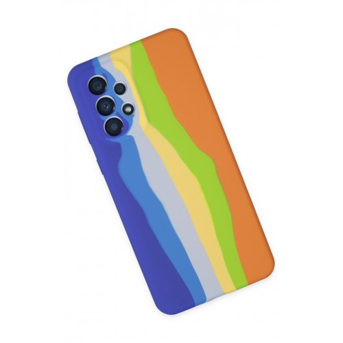 Newface Samsung Galaxy A33 5G Kılıf Ebruli Lansman Silikon - Mavi-Turuncu Newface Samsung Galaxy A33 5G Kılıf Ebruli Lansman Silikon - Mavi-Turuncu