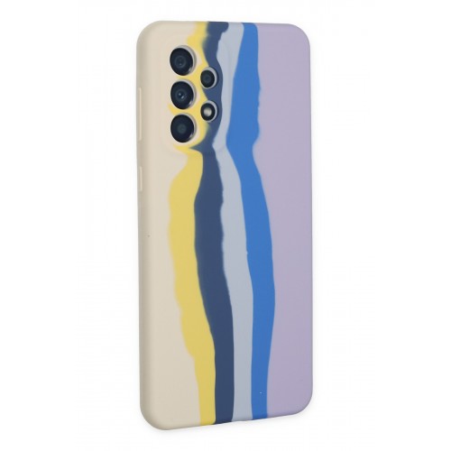 Newface Samsung Galaxy A53 5G Kılıf Ebruli Lansman Silikon - Sarı-Lila Newface Samsung Galaxy A53 5G Kılıf Ebruli Lansman Silikon - Sarı-Lila