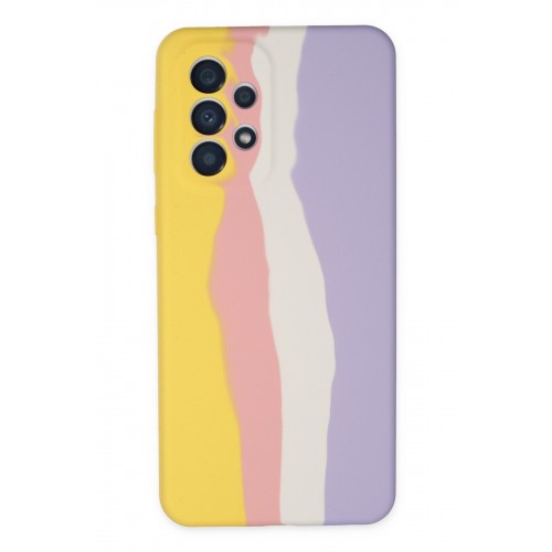 Newface Samsung Galaxy A53 5G Kılıf Ebruli Lansman Silikon - Sarı-Mavi Newface Samsung Galaxy A53 5G Kılıf Ebruli Lansman Silikon - Sarı-Mavi