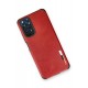 Newface Xiaomi Redmi Note 11 Kılıf Loop Deri Silikon - Kırmızı