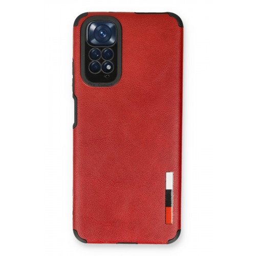 Newface Xiaomi Redmi Note 11S Kılıf Loop Deri Silikon - Kırmızı Newface Xiaomi Redmi Note 11S Kılıf Loop Deri Silikon - Kırmızı