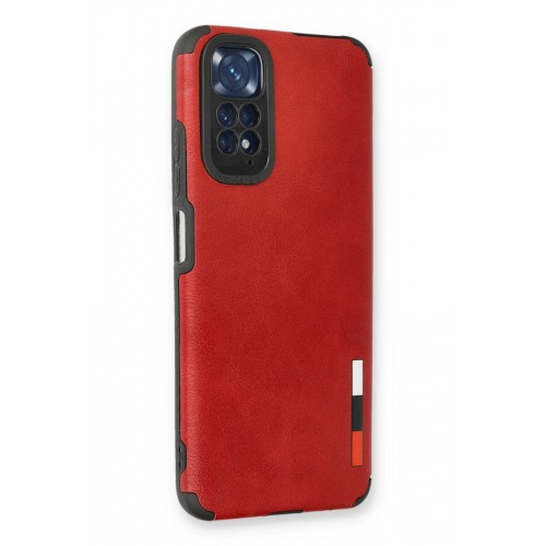 Newface Xiaomi Redmi Note 11S Kılıf Loop Deri Silikon - Kırmızı Newface Xiaomi Redmi Note 11S Kılıf Loop Deri Silikon - Kırmızı