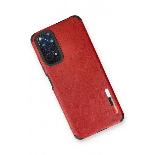 Newface Xiaomi Redmi Note 11S Kılıf Loop Deri Silikon - Kırmızı Newface Xiaomi Redmi Note 11S Kılıf Loop Deri Silikon - Kırmızı