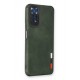 Newface Xiaomi Redmi Note 11S Kılıf Loop Deri Silikon - Yeşil