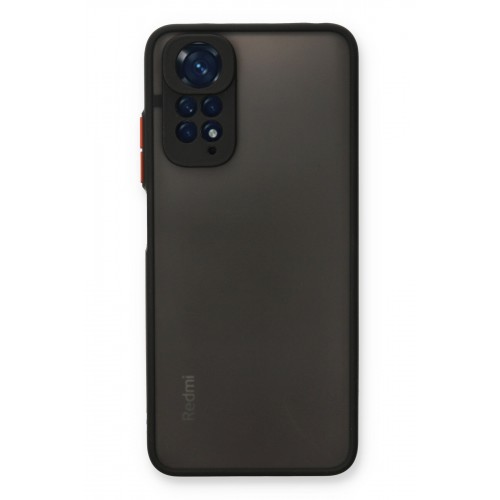 Newface Xiaomi Redmi Note 11S Kılıf Montreal Silikon Kapak - Siyah