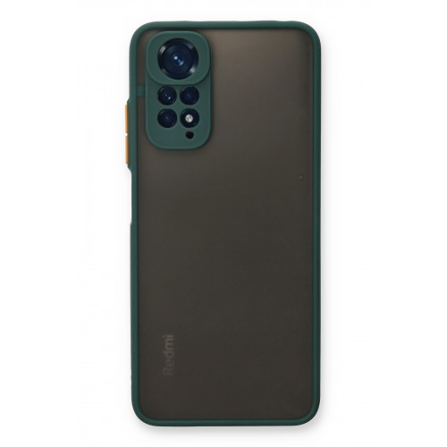 Newface Xiaomi Redmi Note 11S Kılıf Montreal Silikon Kapak - Yeşil