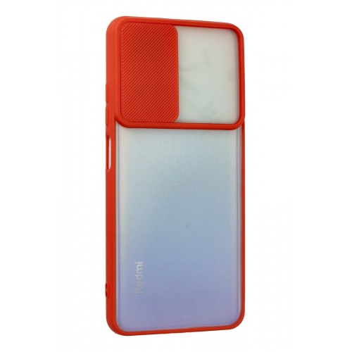 Newface Xiaomi Redmi Note 11 Kılıf Palm Buzlu Kamera Sürgülü Silikon - Kırmızı Newface Xiaomi Redmi Note 11 Kılıf Palm Buzlu Kamera Sürgülü Silikon - Kırmızı
