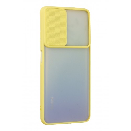 Newface Xiaomi Redmi Note 11 Kılıf Palm Buzlu Kamera Sürgülü Silikon - Sarı Newface Xiaomi Redmi Note 11 Kılıf Palm Buzlu Kamera Sürgülü Silikon - Sarı