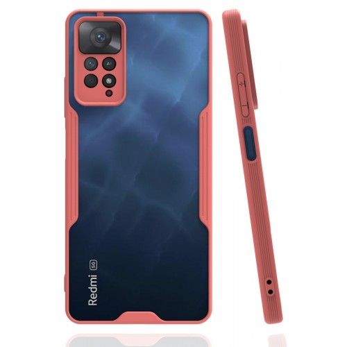 Newface Xiaomi Redmi Note 11 Pro Kılıf Platin Silikon - Pembe