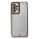 Newface Samsung Galaxy A73 5G Kılıf Liva Lens Silikon - Siyah