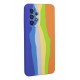 Newface Samsung Galaxy A73 5G Kılıf Ebruli Lansman Silikon - Mavi-Turuncu Newface Samsung Galaxy A73 5G Kılıf Ebruli Lansman Silikon - Mavi-Turuncu