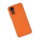 Newface Xiaomi Redmi Note 11 Kılıf Nano içi Kadife Silikon - Turuncu Newface Xiaomi Redmi Note 11 Kılıf Nano içi Kadife Silikon - Turuncu