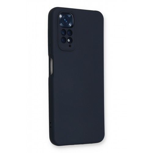 Newface Xiaomi Redmi Note 11 Kılıf Nano içi Kadife Silikon - Lacivert Newface Xiaomi Redmi Note 11 Kılıf Nano içi Kadife Silikon - Lacivert