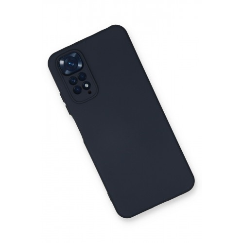 Newface Xiaomi Redmi Note 11 Kılıf Nano içi Kadife Silikon - Lacivert Newface Xiaomi Redmi Note 11 Kılıf Nano içi Kadife Silikon - Lacivert