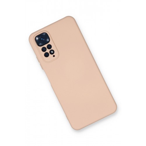 Newface Xiaomi Redmi Note 11 Kılıf Nano içi Kadife Silikon - Pudra Newface Xiaomi Redmi Note 11 Kılıf Nano içi Kadife Silikon - Pudra