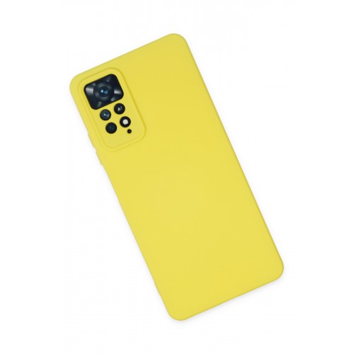Newface Xiaomi Redmi Note 11 Pro Kılıf Nano içi Kadife Silikon - Sarı Newface Xiaomi Redmi Note 11 Pro Kılıf Nano içi Kadife Silikon - Sarı
